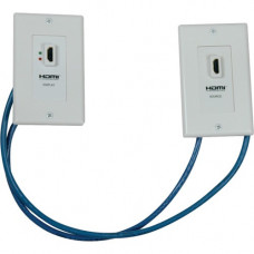 Tripp Lite HDMI Wallplate Extender Kit Over Cat5 / Cat6 F/F - Wall Mount - TAA Compliance P167-000