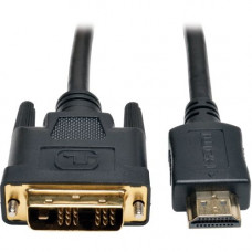 Tripp Lite 6ft HDMI to DVI-D Digital Monitor Adapter Video Converter Cable M/M 1080p 6&#39;&#39; - (HDMI to DVI-D M/M) 6-ft. - RoHS, TAA Compliance P566-006