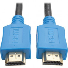 Tripp Lite 6ft High Speed HDMI Cable Digital A/V UHD HDMI 4Kx2K M/M Blue 6&#39;&#39; - HDMI for Monitor, TV, Projector, iPad, A/V Receiver, Audio/Video Device, Blu-ray Player, Camera - 1.28 GB/s - 6 ft - 1 x HDMI Male Digital Audio/Video - 1 x HDM