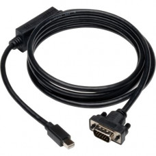 Tripp Lite 6ft Mini DisplayPort to VGA Adapter Converter Cable mDP to VGA M/M - Mini DisplayPort/VGA for Monitor, Notebook - 6ft - 1 x Mini DisplayPort Male Digital Audio/Video - 1 x HD-15 Male VGA - Black" - RoHS Compliance P586-006-VGA