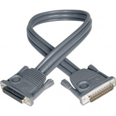 Tripp Lite 15ft KVM Switch Daisychain Cable for B020 / B022 Series KVMs - DB-25 Male - DB-25 Female - 15ft P772-015