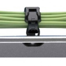 Panduit Cable Tie Mount - Gray - 1000 Pack - Nylon 6.6 - TAA Compliance PBMS-H25-M14