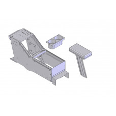 Havis PKG-CON-135 - Mounting kit (arm rest, console, dual cup holder) - for notebook / docking station - in-car - TAA Compliance PKG-CON-135