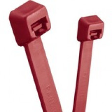 Panduit Pan-Ty Cable Tie - Maroon - 1000 Pack - 50 lb Loop Tensile - Fluoropolymer - TAA Compliance PLT2S-M702Y