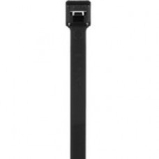 Panduit Pan-Ty Cable Tie - Black - 100 Pack - 175 lb Loop Tensile - Nylon 6.6 - TAA Compliance PLT6H-C0