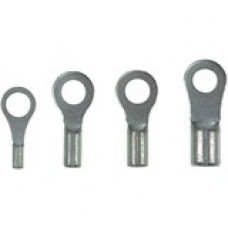 Panduit Terminal Connector - 50 Pack - 1 x Ring Terminal - Tin - Metallic - TAA Compliance PM6-3R-L