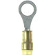 Panduit Terminal Connector - 100 Pack - 1 x Ring Terminal - Tin - Yellow - TAA Compliance PN22-6R-C