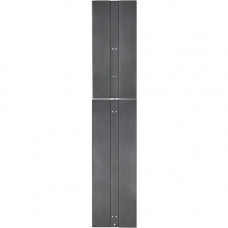 Panduit PatchRunner 2 End Panel - 52U Rack Height - 1 Pack - 95.9" Height - 16.5" Width - 1.5" Depth - TAA Compliance PR2VEP96