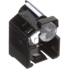 Panduit RJ45 Lock In Device - Surface-mountable, Recessed-Mountable - Polycarbonate - 100 PSL-DCPLRE-BL-C