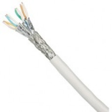 Panduit PanNet Cat.7 S/FTP Network Cable - 1640 ft Category 7 Network Cable for Network Device - Bare Wire - Bare Wire - Shielding - White - 1 Pack - TAA Compliance PSM7004WH-KED