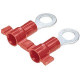 Panduit Terminal Connector - 3000 Pack - 1 x Ring Terminal - Tin - Red - TAA Compliance PV18-14RB-3K