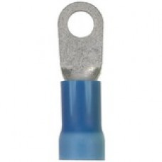 Panduit Terminal Connector - 20 Pack - 1 x Ring Terminal - Tin - Blue - TAA Compliance PV6-8R-E