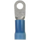 Panduit Terminal Connector - 20 Pack - 1 x Ring Terminal - Tin - Blue - TAA Compliance PV6-8R-E