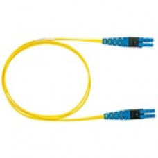 Panduit Fiber Optic Duplex Network Cable - 29.53 ft Fiber Optic Network Cable for Network Device - First End: 2 x LC Male Network - Second End: 2 x LC Male Network - Patch Cable - 9/125 &micro;m - Yellow - 1 Pack - TAA Compliance PVF9L10-10M9Y