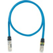 Panduit PanView iQ Cat.6A S/FTP Network Cable - 20 ft Category 6a Network Cable for Switch, Network Device - First End: 1 x RJ-45 Male Network - Second End: 1 x RJ-45 Male Network - 1.25 GB/s - Patch Cable - Blue - 1 Pack - TAA Compliance PVQ-ES6X20BU