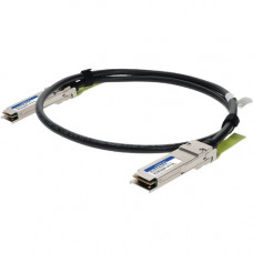 AddOn Twinaxial Network Cable - 4.92 ft Twinaxial Network Cable for Network Device, Transceiver, Router, Server - First End: 1 x QSFP56 Network - Second End: 1 x QSFP56 Network - 200 Gbit/s - 1 - TAA Compliant - TAA Compliance Q56-200G-PDAC1-5M-AO