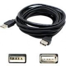 AddOn 6ft Q6264A Compatible USB 2.0 (A) Male to USB 2.0 (B) Male Black Cable - 100% compatible and guaranteed to work - TAA Compliance Q6264A-AO