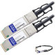 AddOn Twinaxial Network Cable - 13.12 ft Twinaxial Network Cable for Network Device - First End: 1 x QSFP+ Male Network - Second End: 1 x QSFP+ Male Network - 40 Gbit/s - 1 Pack - TAA Compliant - TAA Compliance QFX-QSFP-DAC-4M-AO