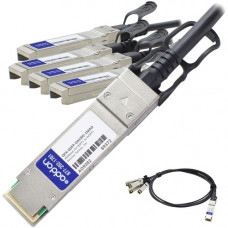 AddOn Juniper Networks QFX-QSFP-DACBO-1M Compatible TAA Compliant 40GBase-CU QSFP+ to 4xSFP+ Direct Attach Cable (Passive Twinax, 1m) - 100% compatible and guaranteed to work - TAA Compliance QFX-QSFP-DACBO-1M-AO