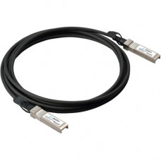 Axiom Twinaxial Network Cable - 16.40 ft Twinaxial Network Cable for Network Device, Router, Switch - First End: 1 x SFP+ Male Network - Second End: 1 x SFP+ Male Network - 1.25 GB/s - Black QFX-SFP-10GE-DAC-5MA-AX