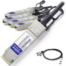 AddOn Juniper Networks Compatible TAA Compliant 100GBase-CU QSFP28 to 4xSFP28 Direct Attach Cable (Passive Twinax, 3m) - 100% compatible and guaranteed to work QFXQSF28SFP28DAC3MAO