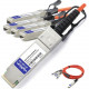 AddOn Cisco Compatible TAA Compliant 100GBase-AOC QSFP28 to 4xSFP28 Direct Attach Cable (850nm, MMF, 5m) - 100% compatible and guaranteed to work - TAA Compliance QSFP-4SFP25G-AOC5M-AO