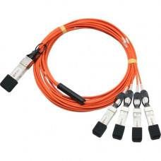 Enet Components Cisco Compatible QSFP-4X10G-AOC5M - Functionally Identical 40G QSFP+ to (4) SFP+ Active Optical (AOC) Breakout Cable 5 meter - Programmed, Tested, and Supported in the USA, Lifetime Warranty" QSFP-4X10G-AOC5M-ENC