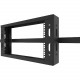 LEGRAND 4RU Q-SERIES OVERHEAD CABLE PATHWAY RACK - BLACK (TAA COMPLIANT) QSOHR-4RU-B