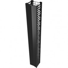 C2g Legrand Q-Series Vertical Manager, 7' H X 6" W - Rack cable management panel - black - 45U - TAA Compliance QVMS706
