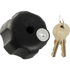 National Products RAM Mounts Key Lock Knob with Steel Insert for B Size Socket Arms - for Security - Steel - TAA Compliance RAM-KNOB3LSU