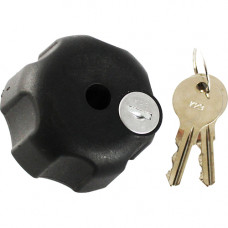 National Products RAM Mount RAM Locking Knob with 1/4"-20 Brass Hole for B Size Arms - TAA Compliance RAM-KNOB3LU