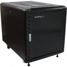 Startech.Com 12U 36in Knock-Down Server Rack Cabinet with Casters - Easy to transport and quick assemble 12U secure server rack cabinet - Compatible with standardized rack-mountable equipment such as servers and KVM switches - 12U Enclosed Rack / 12U Serv
