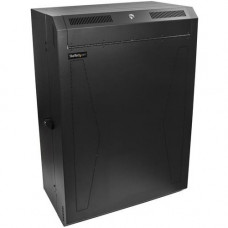 Startech.Com 8U 19" Vertical Wall Mount Server Rack Cabinet Enclosure - Low Profile (15") - 30" Deep Locking w/2U for Network IT Equipment - 8U 19in Vertical Wall Mount Server Rack Cabinet mounts servers vertically - Up to 30in. mounting de