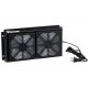 Black Box RM4002A Pro Series Wallmount Cabinet Fan Tray - 2 Fan - 53 CFMBlack - TAA Compliance RM4002A