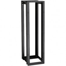 Black Box 45U 4-Post Flex Depth Rack 24"x36"D 10-32 , Tapped Rails Holes, 1000lbs - 45U Rack Height x 19" Rack Width - Steel - 1000 lb Maximum Weight Capacity - TAA Compliant - TAA Compliance RMT928A