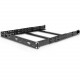 V7 RMUR1U-1N Mounting Rail for Rack - Black - 55.12 lb Load Capacity RMUR1U-1N