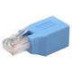 Startech.Com Cisco Console Rollover Adapter for RJ45 Ethernet Cable M/F - 1 x RJ-45 Female Network - 1 x RJ-45 Male Network - Blue ROLLOVER