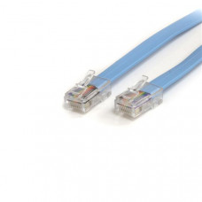 Startech.Com 6 ft Cisco Console Rollover Cable - RJ45 M/M - for Modem - 6 ft - 1 Pack - 1 x RJ-45 Male Network - 1 x RJ-45 Male Network - Blue - RoHS, TAA Compliance ROLLOVERMM6