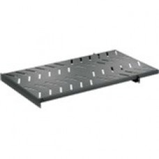 Panduit RSHLF36 Rack Shelf - 1U Rack Height x 19" Rack Width - Rack-mountable - Black - Steel - 250 lb Maximum Weight Capacity RSHLF36