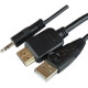 Raritan 6 Feet (1.8m) KVM Dual Link Combo Cable, HDMI+USB+Audio - HDMI/Mini-phone/USB for Audio/Video Device, KVM Switch - 6 ft - 1 x HDMI Male Digital Audio/Video, 1 x 3.5mm Male Audio, 1 x Male USB - TAA Compliance RSS-CBL-HDMI
