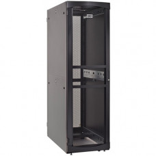 Eaton RSVNS5282B Rack Cabinet - For Server, Patch Panel, LAN Switch, PDU - 52U Rack Height - Black - Metal - 2000 lb Dynamic/Rolling Weight Capacity - 3000 lb Static/Stationary Weight Capacity - TAA Compliant - TAA Compliance RSVNS5282B