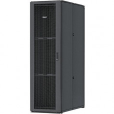 Panduit S-Type Cabinet - For Server, Patch Panel, LAN Switch, PDU - 42U Rack Height x 19" Rack Width - Floor Standing Enclosed Cabinet - Black Powder Coat - Steel - 2497.84 lb Dynamic/Rolling Weight Capacity - 2998.29 lb Static/Stationary Weight Capa