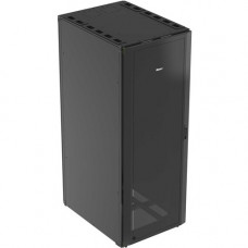 Panduit Net-Access S-Type Server Cabinet, 45 RU, Black - For Server, PDU, Networking, Aisle Containment System - 45U Rack Height x 19" Rack Width - Floor Standing Enclosed Cabinet - Black Powder Coat - Steel - 2497.84 lb Dynamic/Rolling Weight Capaci