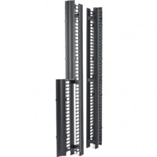 Eaton Single-Sided 84-Inch Cabling Section - Cable Manager - Black - TAA Compliance SB57163S084FB