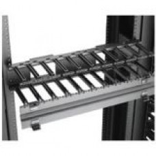 Eaton 2U Horizontal Cable Manager - Cable Tray - Black - 2U Rack Height - TAA Compliance SB87019S2FB