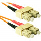ENET 9M SC/SC Duplex Multimode 62.5/125 OM1 or Better Orange Fiber Patch Cable 9 meter SC-SC Individually Tested - Lifetime Warranty SC2-9M-ENC