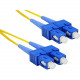 ENET Fiber Optic Duplex Network Cable - 30 ft Fiber Optic Network Cable for Network Device - First End: 2 x SC Male Network - Second End: 2 x SC Male Network - 9/125 &micro;m - Yellow SC2-SM-30F-ENC