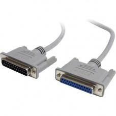 Startech.Com - Parallel cable - DB-25 (M) - DB-25 (M) - 1.8 m - DB-25 Male - DB-25 Female - 6ft - Gray SC6MF