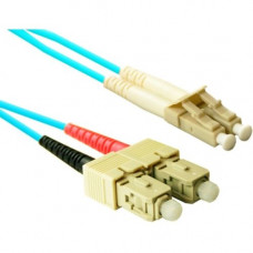 Enet Components TAA Compliant ENET 3M SC/LC Duplex Multimode 50/125 10Gb OM4 or Better Aqua Fiber Patch Cable 3 meter SC-LC Individually Tested - Lifetime Warranty SCLC-OM4-3M-ENT