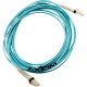 Accortec Fiber Optic Duplex Network Cable - 16.40 ft Fiber Optic Network Cable for Network Device - First End: 2 x LC Male Network - Second End: 2 x ST Male Network - 10 Gbit/s - 50/125 &micro;m - Aqua LCST10GA-5M-ACC